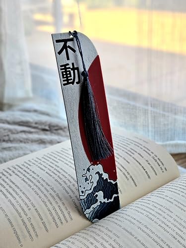 Image of Collectible Bookmarks | Premium Decorative Reading Accessories | Ideal Gift for Readers & Book Lovers | Bioplastic (Unshakable Wave)