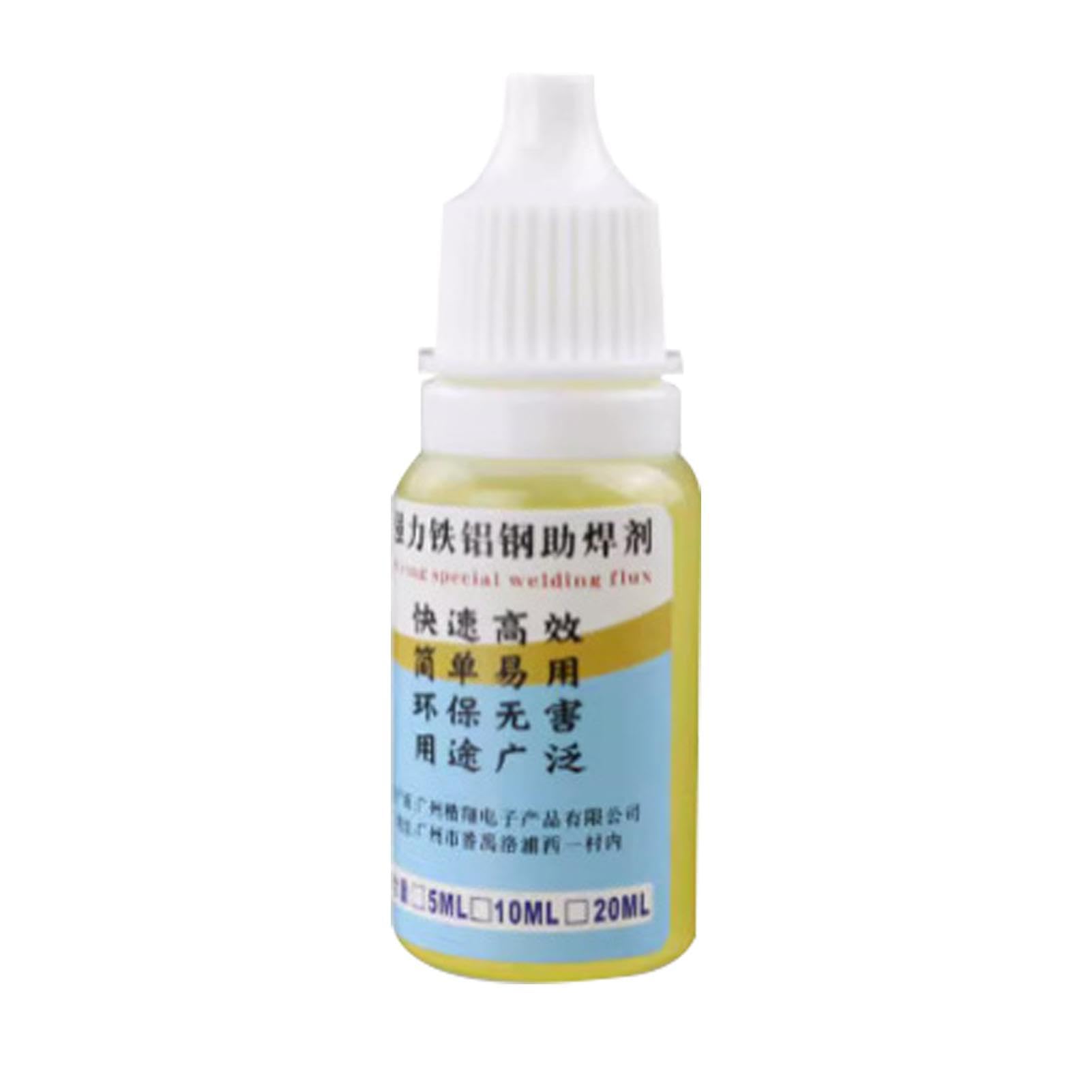 Stainless Steel Flux Soldering, Aluminum Copper Soldering Flux, Multifunctional Stainless Steel Brazing Flux,Steel Soldering Flux Gel with Battery Fluid, Flux for High-Temperature Soldering