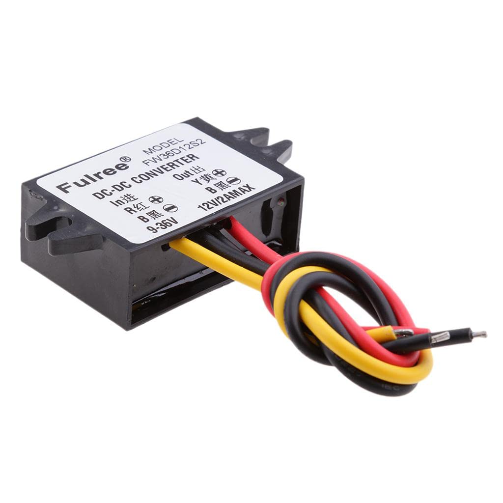 Dc 12V/24V to 12V 2A Reducer Converter Voltage Buck Regulator Power Waterproof Box-image-19
