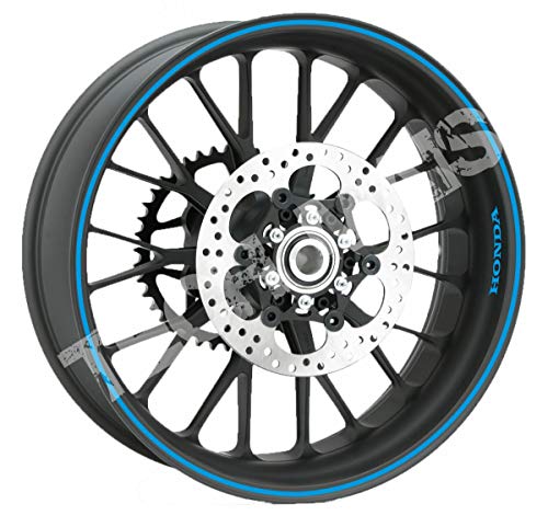 kit friso fita 5mm refletiva roda moto (azul)