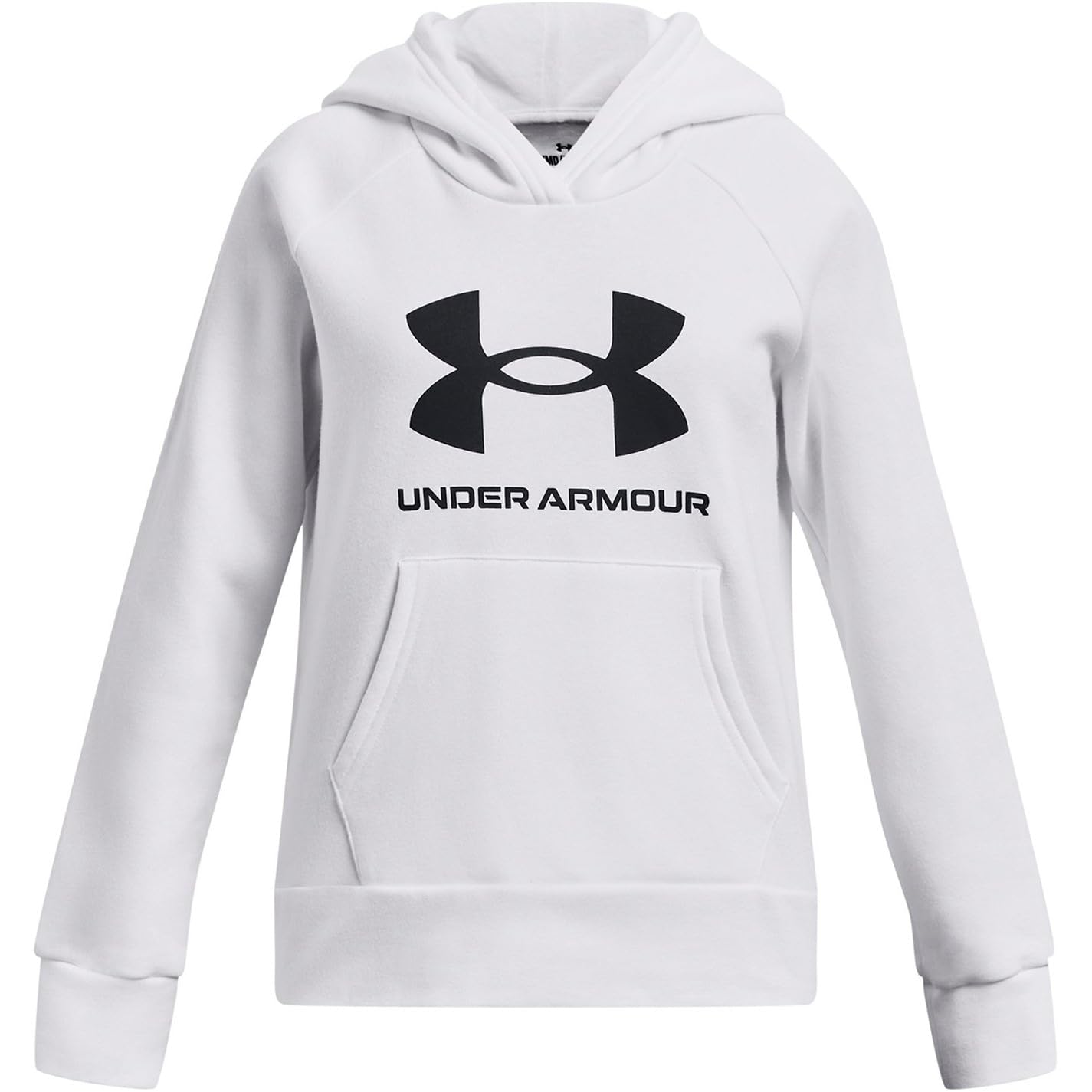 Under Armour Rival Fleece Büyük Logolu Kapüşonlu SvetşörtTişörtKız çocuk