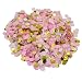 Mybbshower Pink White Gold Baby Shower Small Circle Confetti for Party Decor 10mm Pack of 15 Grams