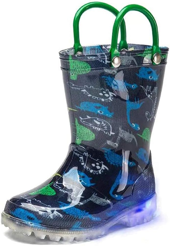Light up dinosaur rain boots Clearance