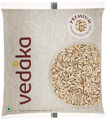 Image of Amazon Brand - Vedaka Premium Pumpkin Seeds,200G +-Vedaka Premium Sunflower Seeds,500G