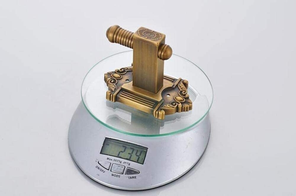 Selbstklebende Haken, Retro-Haken, einzelne Kleiderhaken for Türen, einzelne Kleiderhaken for Türen, Antik-Messing, Kleiderhaken, Küche, Badezimmer, Kleiderhaken, einzelner Wandbehang, Türhaken for Hu