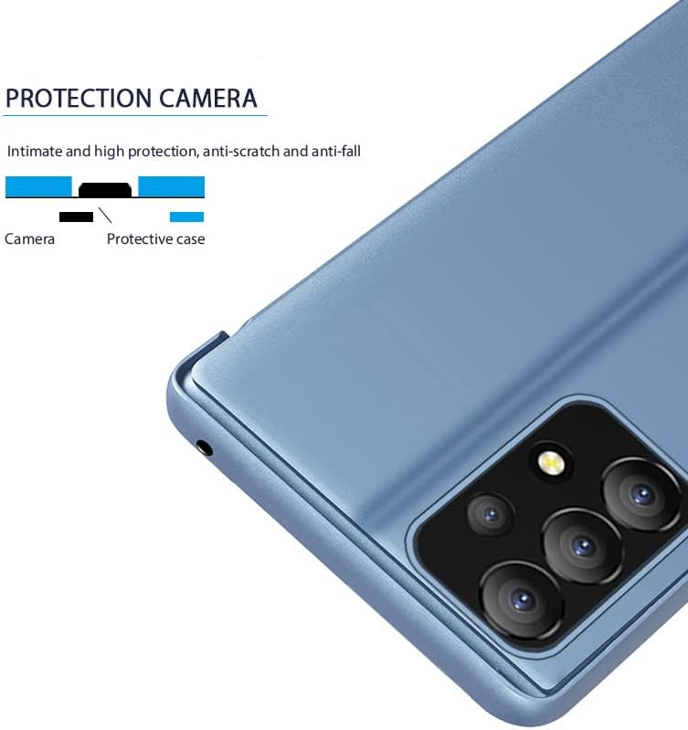 Miniatura 7 de CCSamll - Funda de espejo para Samsung Galaxy A13 4G, compatible con carga inalámbrica, funda de pantalla inteligente de lujo para Samsung Galaxy