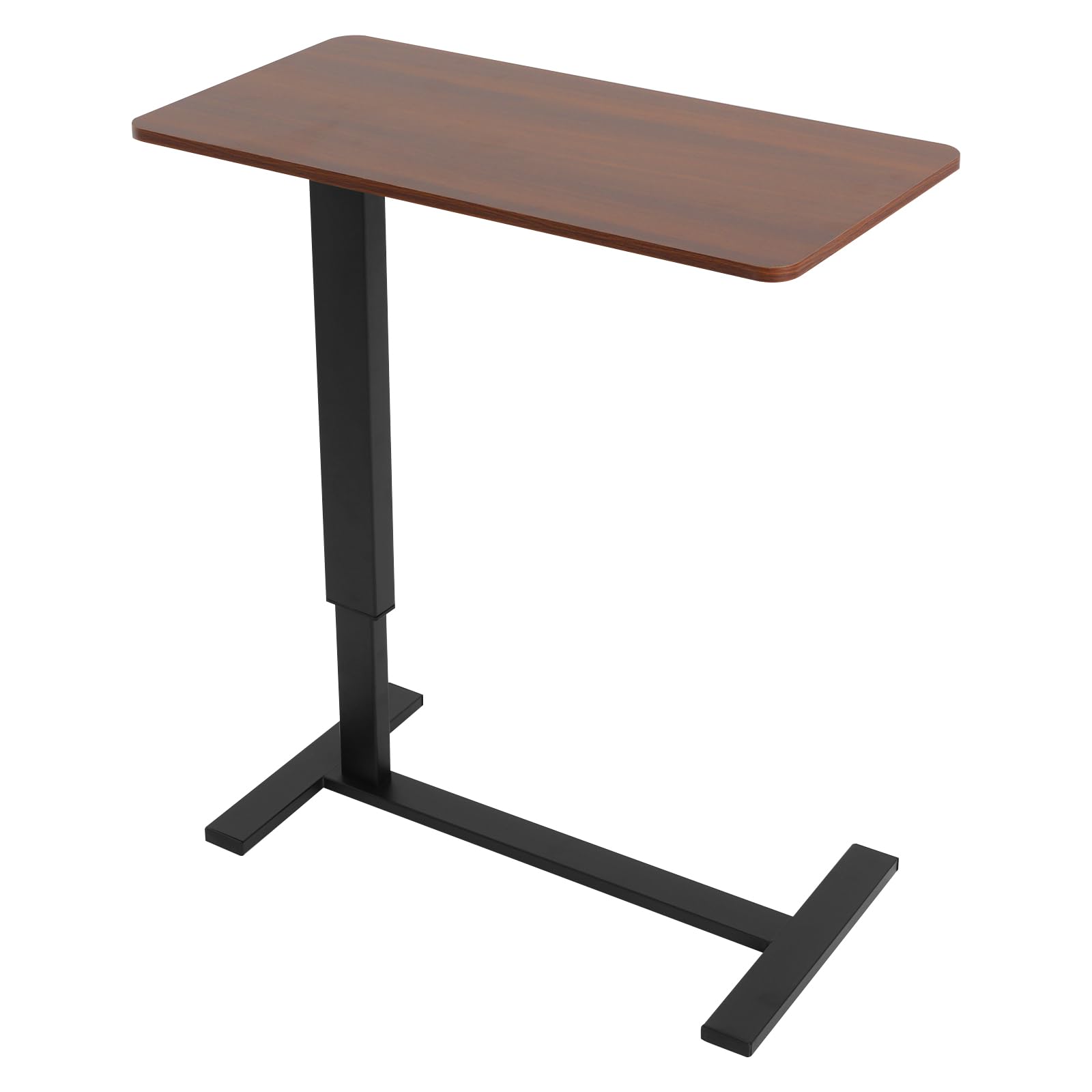Mesa auxiliar de altura regulable de 80 x 40 cm, mesa plegable con 4 ruedas ocultas y altura 66-94 cm, mesa auxiliar robusta para cama, sofá y cuidado