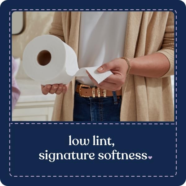 Miniatura 6 de Quilted Northern Papel higiénico ultra afelpado, 24 megarrollos  96 rollos regulares, 3 veces más absorbente*, papel higiénico lujosamente suave,