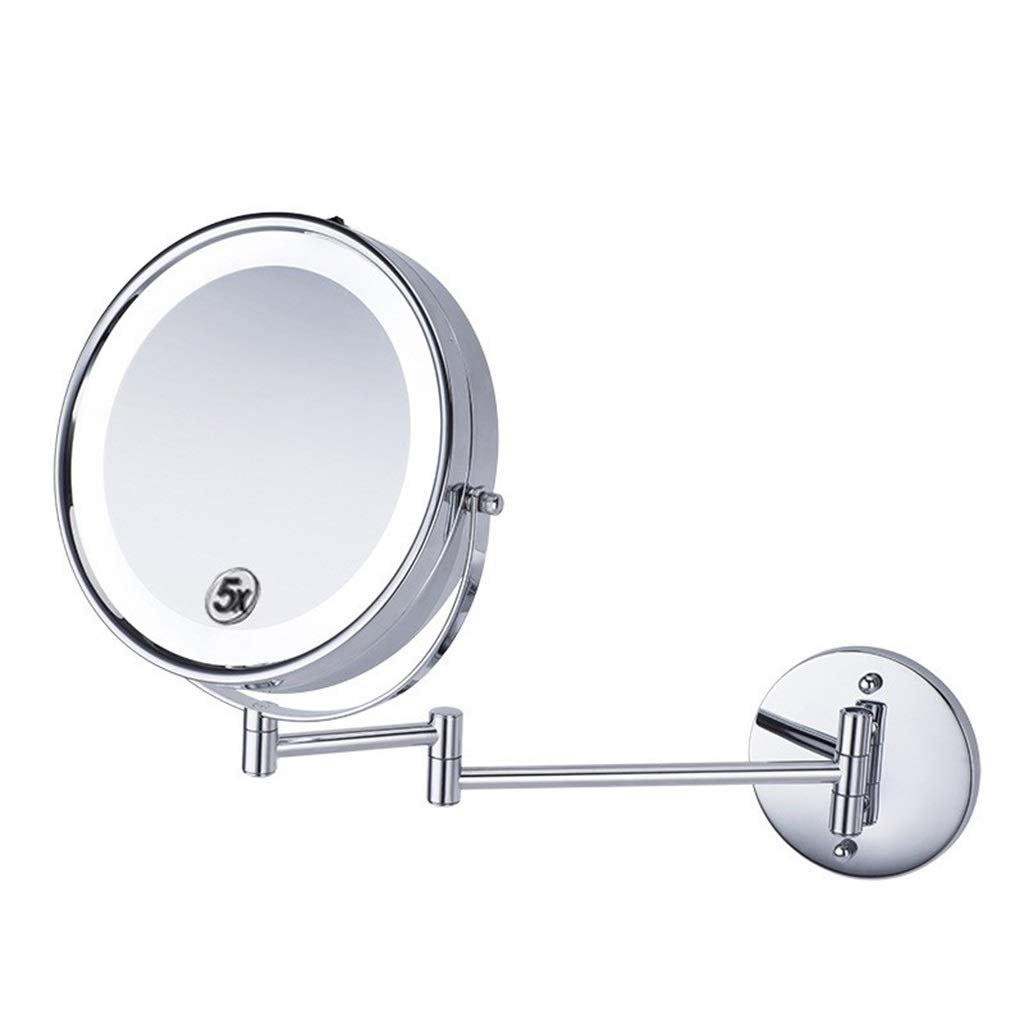 Miroir éclairé mural grossissant pour appliquer votre maquillage sans effort