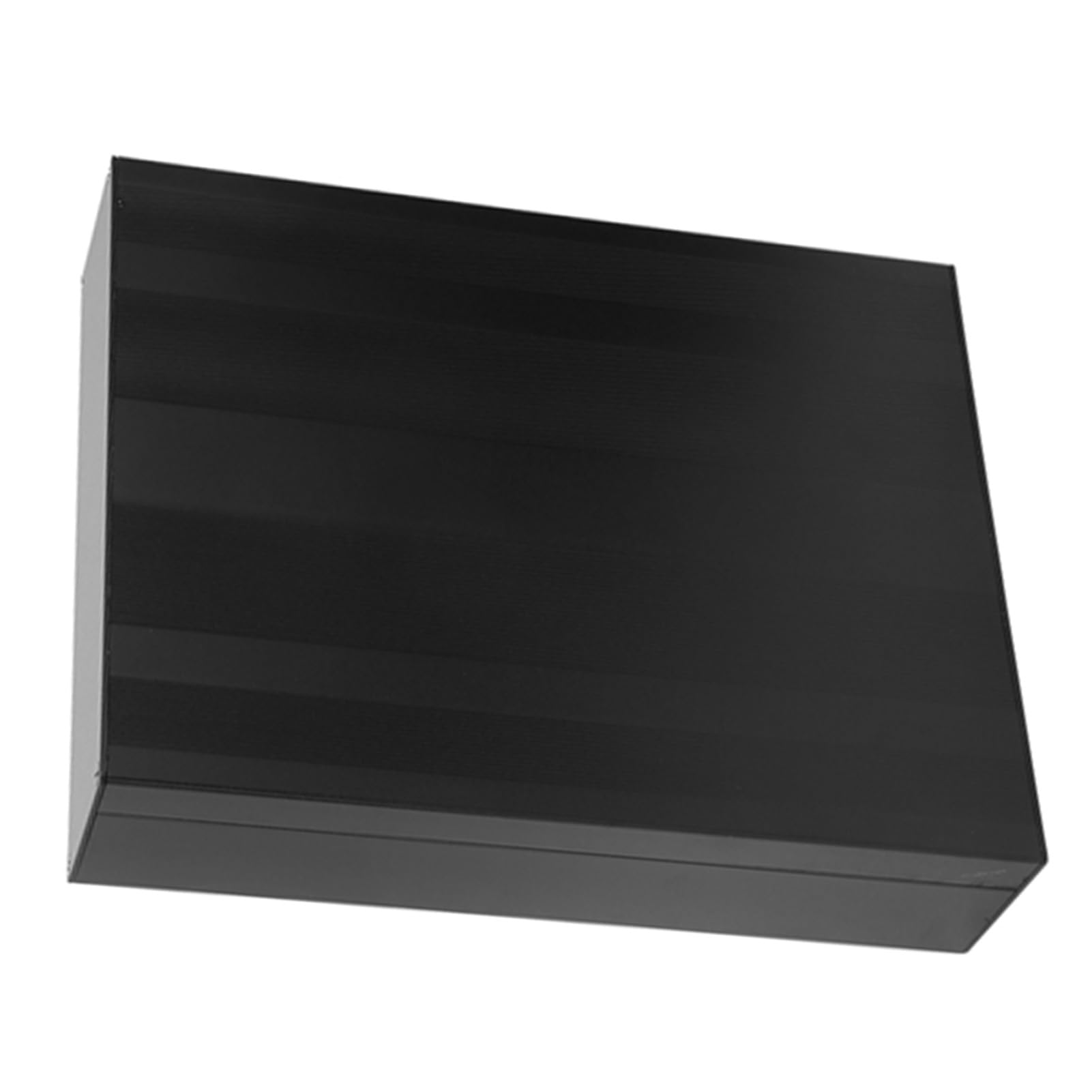 Aluminiowe pudełko projektowe, matowa czerń, obudowa do produktów elektronicznych DIY, 50 x 178 x 220 mm