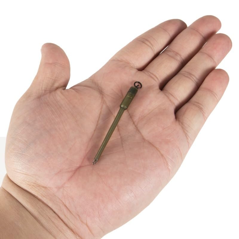 40 piezas tallos para bolsa PVA para pesca de carpa europea miniatura 5