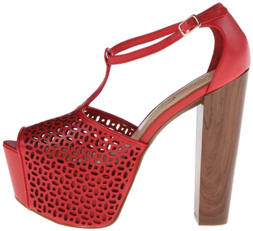 Image of Jessica Simpson Womens Dany 3 Floral Heeled Platform Sandals