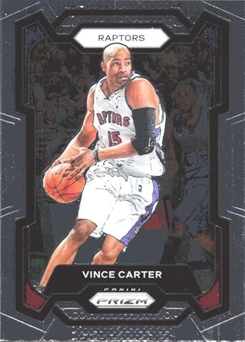 2023-24 Panini Prizm 195 Vince Carter Toronto Raptors Official NBA Basketball Card in Raw (NM or Better) Condition