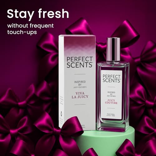 Image of Perfect Scents Fragrances, Inspired by Juicy Couture's Viva La Juicy, Women's Eau de Toilette, CLEAN, Vegan, Paraben-Free, Phthalate-Free, Never Tested on Animals, 3.4 Fluid Ounces