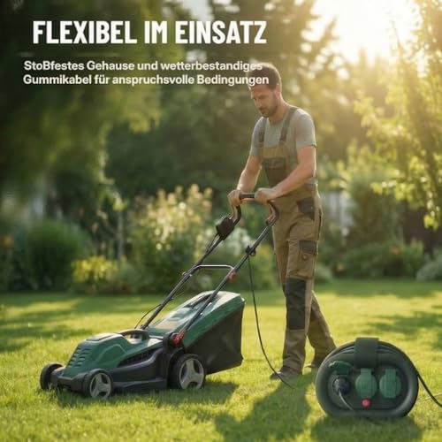 Camping Kabeltrommel 15m IP44 mit GS TÜV – Bild 4