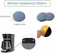 Vista 2 de 12 Pcs Kitchen Appliance Sliders, Furniture Sliders, Appliance Sliders for Kitchen Appliances, Adhesive Magic Self Stick Sliders, Compatible with