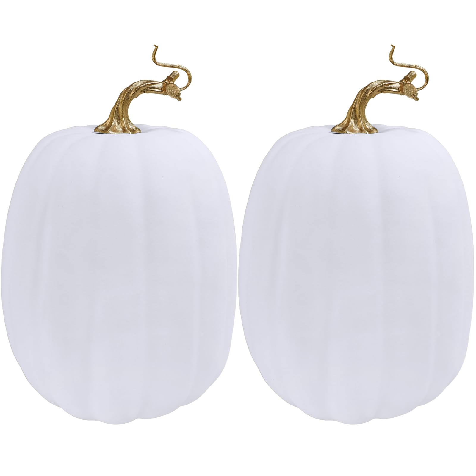 Calabazas decorativas de 8.7 pulgadas para centros de mesa en bodas de otoño