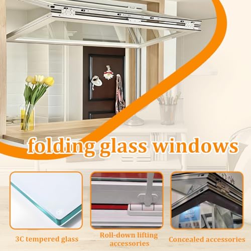 Ventana plegable comercial de 8 niveles a prueba de viento para evitar corrientes 4