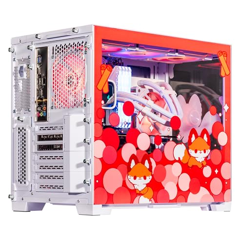 Image of Velztorm Cinnamon Fox Custom Built Gaming Desktop PC (AMD Ryzen 7 5700X, GeForce RTX 5060, 32GB DDR4, 2TB PCIe SSD, RGB Fans, 240mm AIO, 850W PSU, WiFi 5, Bluetooth 5.0, RJ-45, Win 11 Pro)