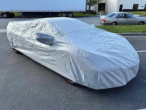 Image of CarsCover Custom Fit Car Cover for Chevy Corvette C8 Stingray Z06 E-Ray Heavy Duty All Weatherproof Ultrashield Covers (Gray)