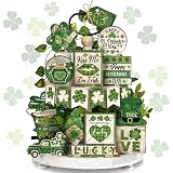 Nitial 19 Pcs St. Patrick's Day Tiered Tray Decor...
