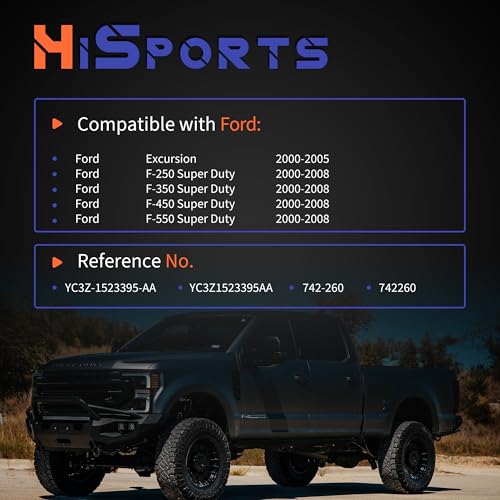 Image of HiSport 742-260 Power Window Lift Motor Compatible with Ford Excursion 2000-2005,F250 F350 Super Duty 2000-2010 Window Lift Motor Front Left Position 2Pins