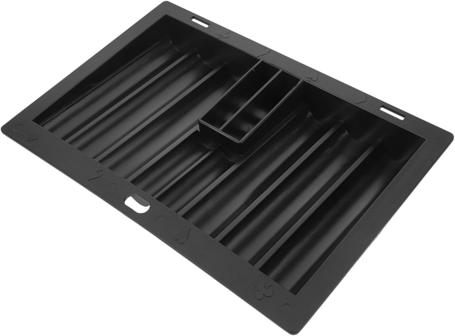 Milisten 350pieces Poker Chip Organizer Chip Tray for Efficient Storage and Transport Holds up to for Poker and Other Games