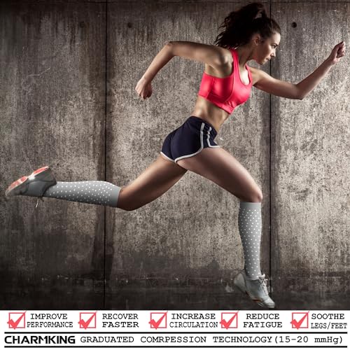 Image of Compression Socks (7 Pairs), 15-20 mmhg is BEST Graduated Athletic & Medical for Men & Women, Running, Flight, Travel, Nurses, Pregnant - Boost Performance, Blood Circulation