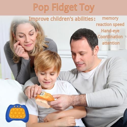 Handheld Electronic Sensory Fidget Toy - Quick Push Pop Game - 4