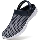 [SAGUARO] サンダル メンズ レディース ジュニア 超軽量 オールメッシュ 水陸両用 スリッパ クロッグサンダル サボ