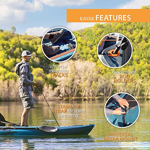 Lifetime Fishing Kayak, Yukon Angler 116 #TOP6