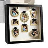 Marcos de museo en miniatura – Decoración en silueta en miniatura – Conjunto de pequeños marcos de fotos de museo de oro para hacer yo mismo – para la graduación, cumpleaños, fiestas, bodas, ella,