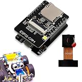 【CARACTÉRISTIQUES DU PRODUIT】: *Processeur* : CPU double cœur 32 bits avec une fréquence d'horloge jusqu'à 240 MHz et une puissance de calcul de 600 DMIPS. *Mémoire* : SRAM interne de 520 Ko et PSRAM externe de 8 Mo. *Appareil photo* : prend en charge les modèles OV2640 et OV7670 avec fonction flash intégrée. *Dimensions* : 27 mm x 40,5 mm x 4,5 mm.