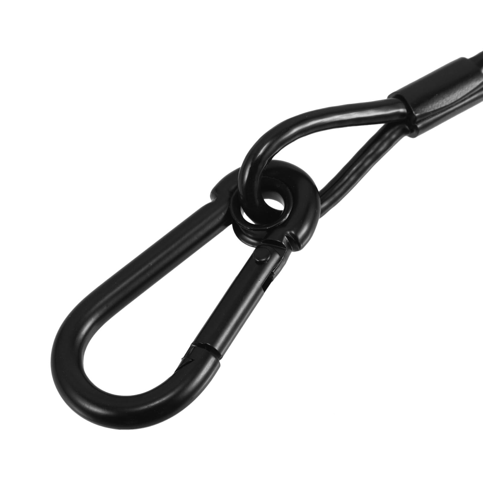 Cavo di Sicurezza per Luci da Palcoscenico 4mm Nero in Acciaio Capacità di Carico 50kg Supporto Robusto e Fissaggio Sicuro per Installazioni Sceniche 10 Pezzi