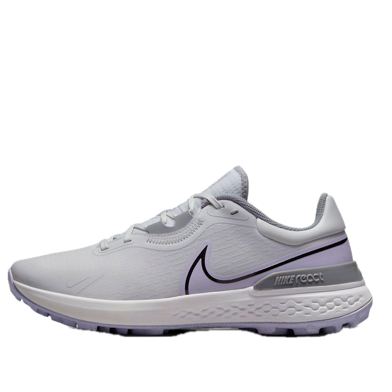 Nike Men's Infinity Pro 2 Wide 'Photon Dust Violet Frost' Golf Shoes (DM8449-005) - Size 10