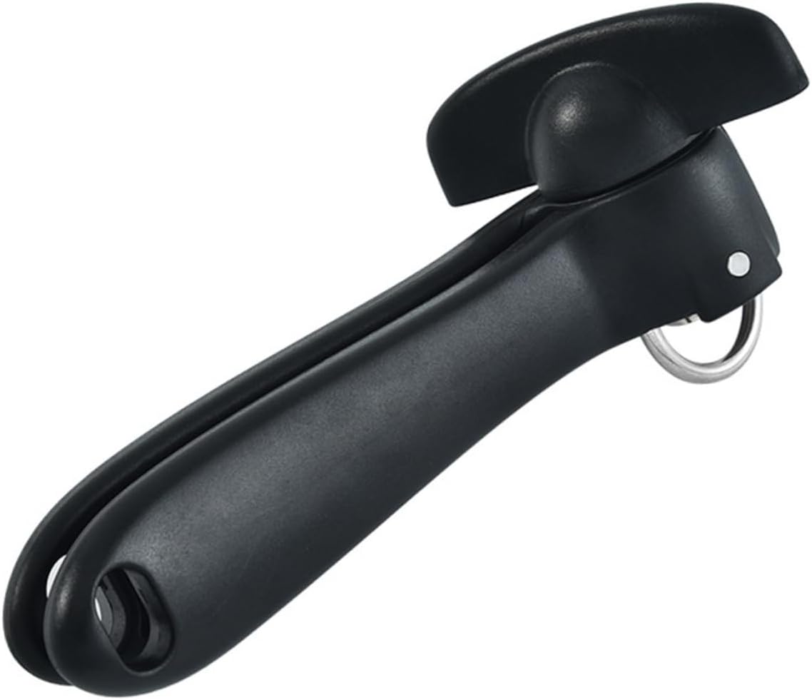 Ergonomic Knob Design Can Opener Sturdy Construction Easy to Use for Open Canned Lids for Kitchen Outdoor