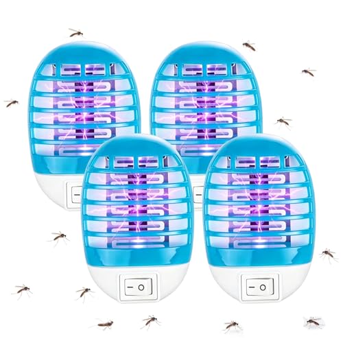 Mückenstecker, 4 Stück Elektrisch Mückenfalle Insektenvernichter
