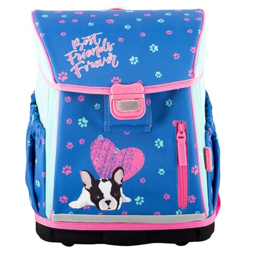 Hama New Generation Schulranzen für 1.-4. Klasse Grundschule (Blue Dog)