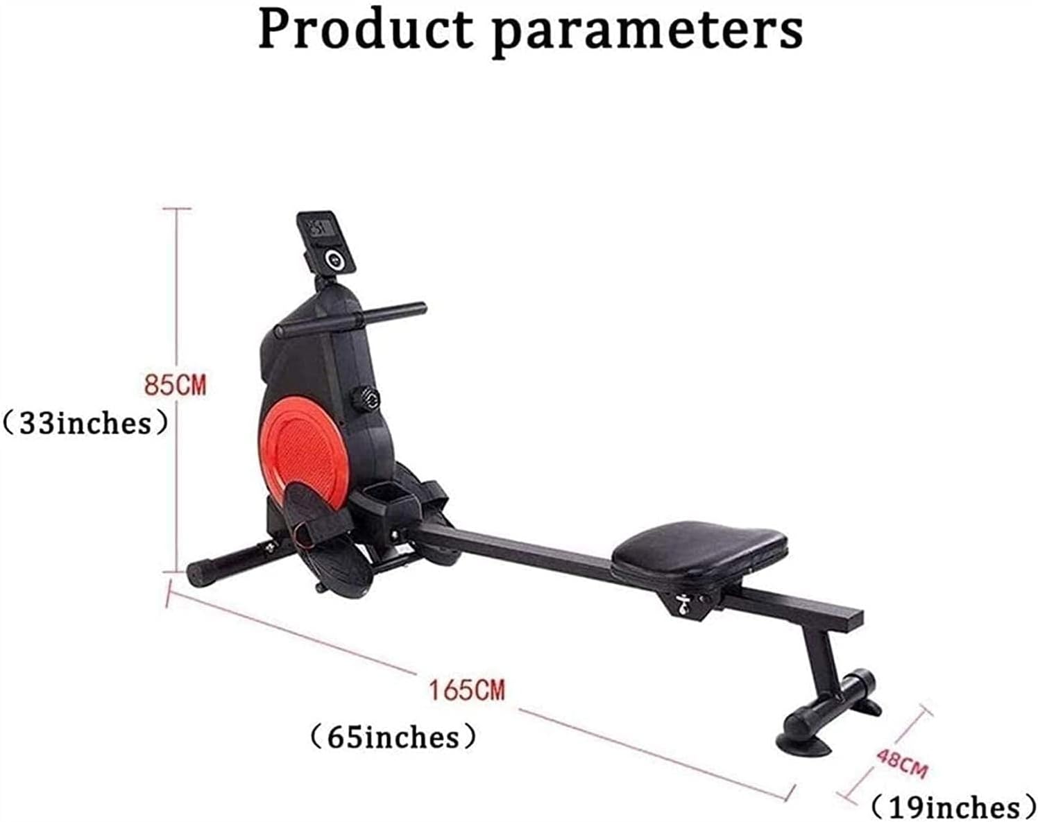 Folding Rowing Machine Indoor Strength Training Super Silent Comfortable Seat Cushion/Design