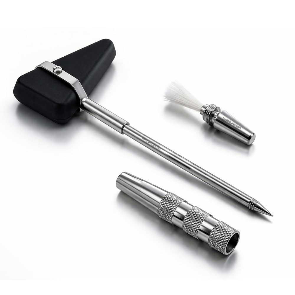 IS IndoSurgicals Medical Percussion Reflex Knee Hammer Taylor Model (Deluxe Quality)-image-9