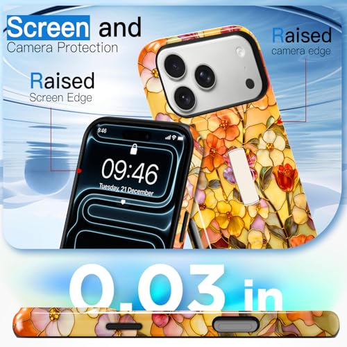 Coque iPhone 17 Pro antichoc orange anti-chute avec sangle de doigt réglable - 2