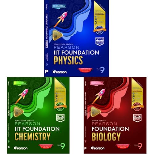 Image of Pearson IIT Foundation'26 Class 9 Physics Chemistry Biology (Set of 3)