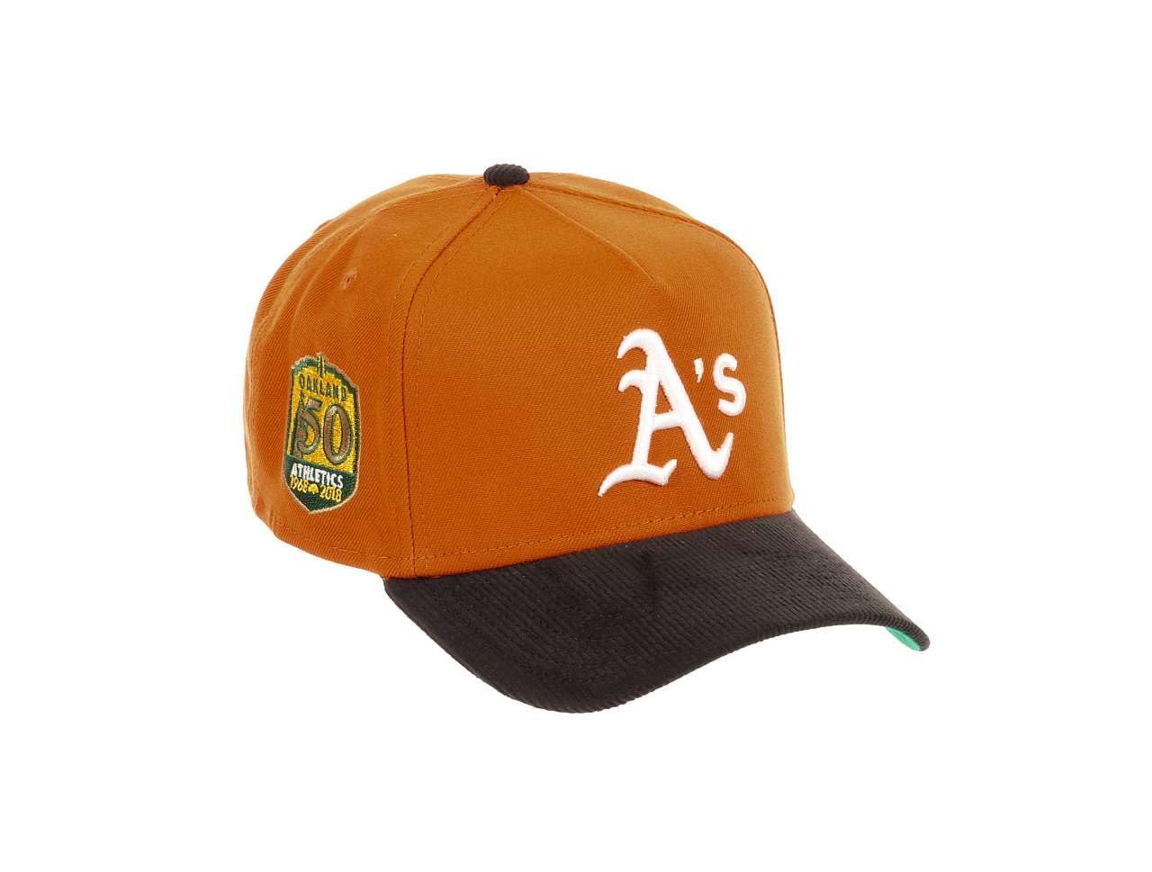 9Forty A-Frame Snapback Caps New Era regulowany letni baseball jeden rozmiar sztruksowy czarny pomarańczowy