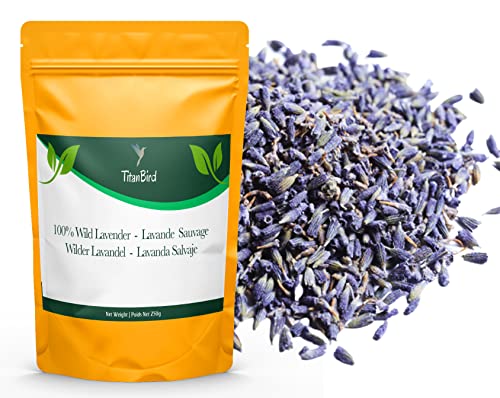 TitanBird, 250g Flores de Lavanda Salvaje Secas Cover