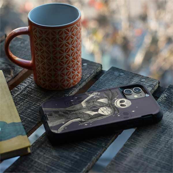 Skinit Decal Phone Skin Compatible with OtterBox Defender iPhone 11 - Officially Licensed Disney The Nightmare Before Christmas Jack and Sally Art Design