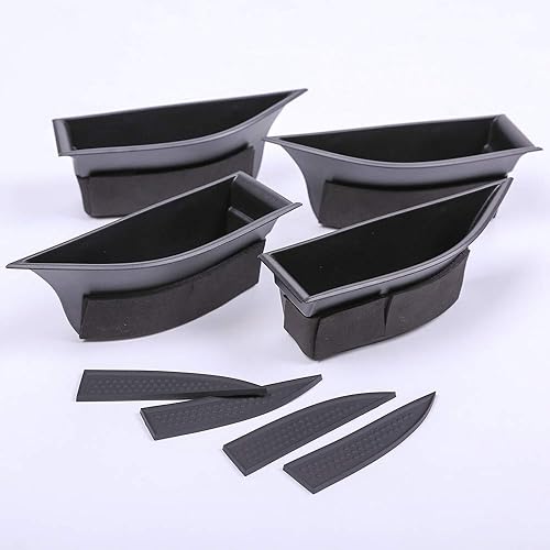 YIWANG ABS reposabrazos puerta caja de almacenamiento guante contenedor bandeja para Land Rover Range Rover Evoque 2016 2017 Accesorios