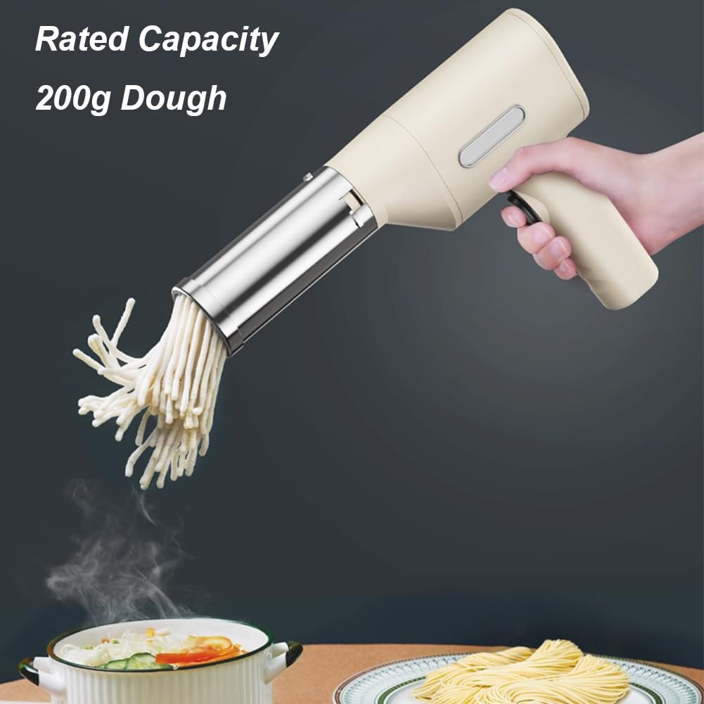 Pasta Elettrica for Noodle Maker 5 Stampi Macchina for Pasta Portatile Portatile Ricaricabile Utilità Gadget da Cucina