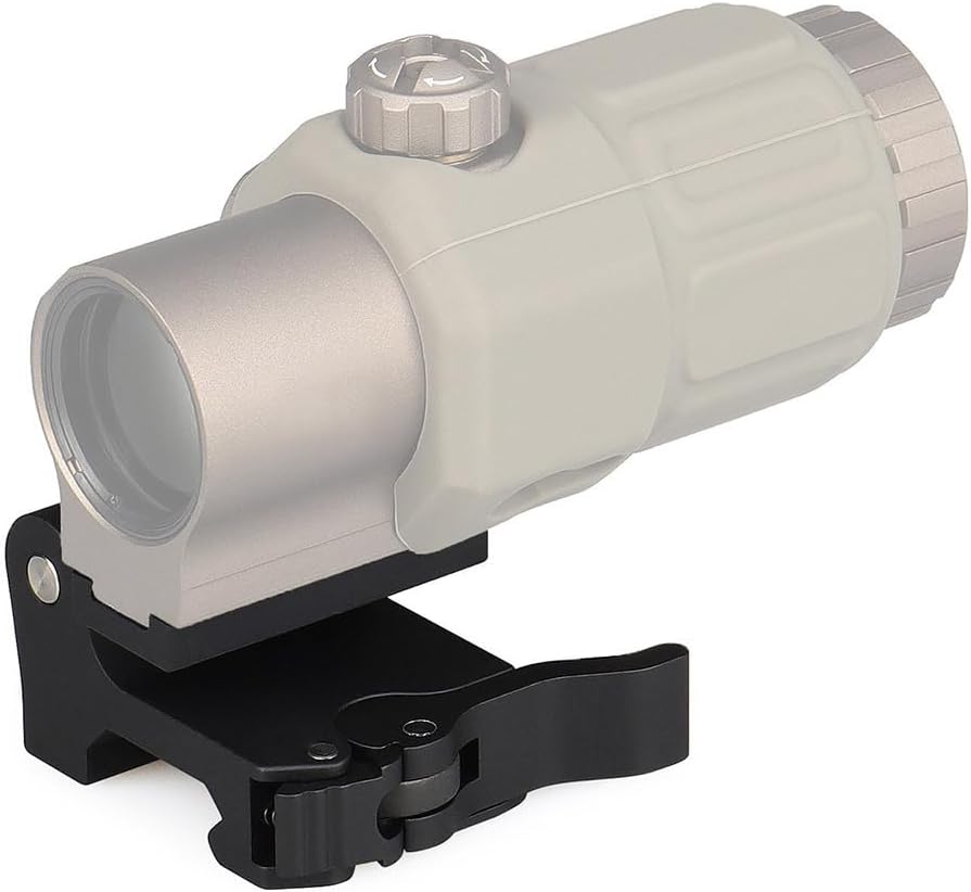 FTC 2.26/2.91 G33 G43 G45 3X/5X 6X Magnifier Flip-to-Side Mount Kit Tactical Optics Base Adapter QD Quick Release/Detach with Heighten Spacer Combo