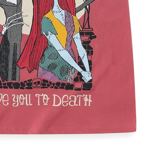 Disney Nightmare Before Christmas Girls Short Sleeve T-Shirt for Big Kid4