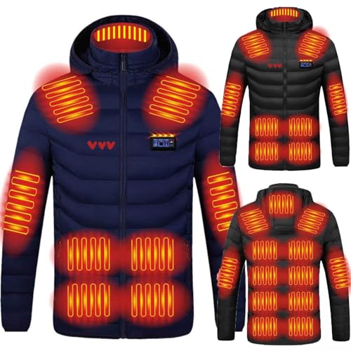 Chaqueta con calefacción eléctrica e invernal con regulador de temperatura para esquiar